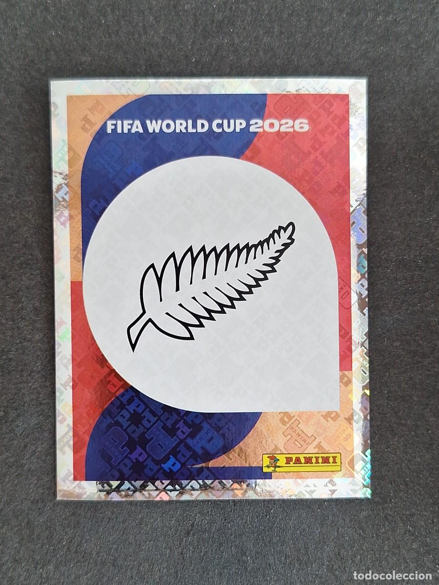 Cromos de F&uacute;tbol: L2 ESCUDO SELECCION NUEVA ZELANDA 1 PANINI MUNDIAL FIFA WORLD CUP 2026 PANINI NUNCA PEGADO
