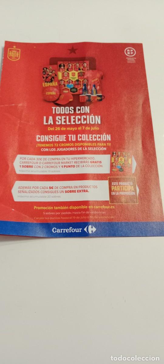 Fu&szlig;ball-Sticker: FOLLETO CARREFOUR ESPA&Ntilde;A 2026 MUNDIAL FUTBOL EL DE FOTO C-AMC