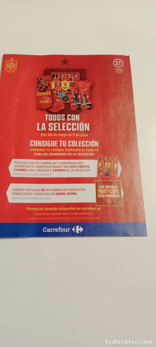 Fu&szlig;ball-Sticker: FOLLETO CARREFOUR ESPA&Ntilde;A 2026 MUNDIAL FUTBOL EL DE FOTO C-AMC
