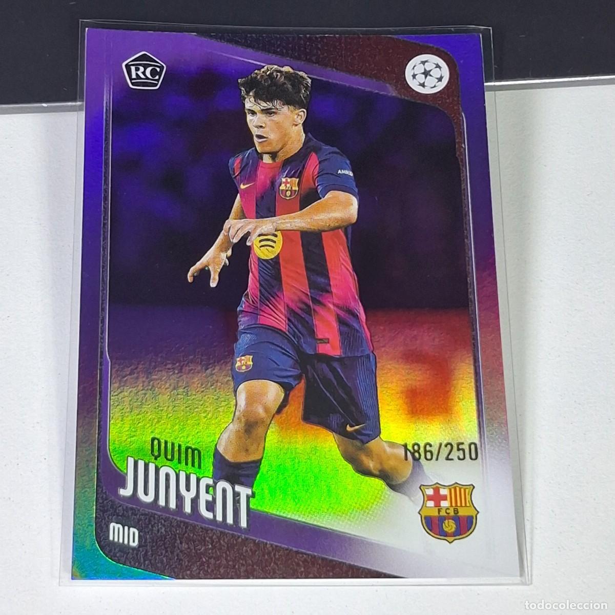 Cromos de F&uacute;tbol: P2 93 QUIM JUNYENT NUMERADA /250 BARCELONA BAR&Ccedil;A ROOKIE TOPPS UCC FLAGSHIP 25 26 2025 2026
