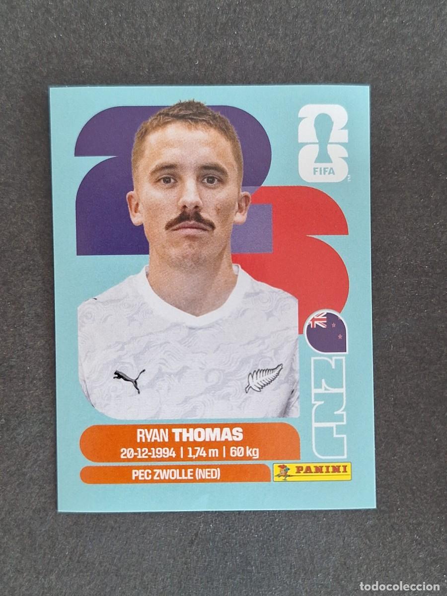 Cromos de F&uacute;tbol: L2 THOMAS SELECCION NUEVA ZELANDA 12 PANINI MUNDIAL FIFA WORLD CUP 2026 PANINI NUNCA PEGADO