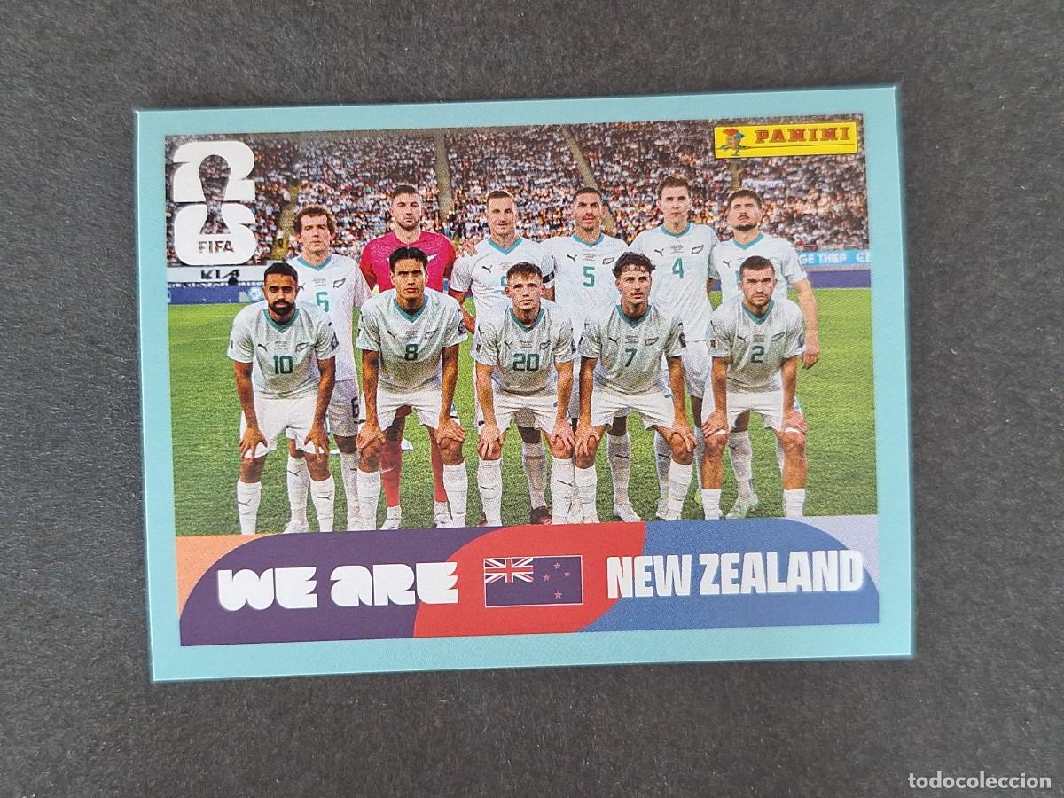 Cromos de F&uacute;tbol: L2 EQUIPO SELECCION NUEVA ZELANDA 13 PANINI MUNDIAL FIFA WORLD CUP 2026 PANINI NUNCA PEGADO