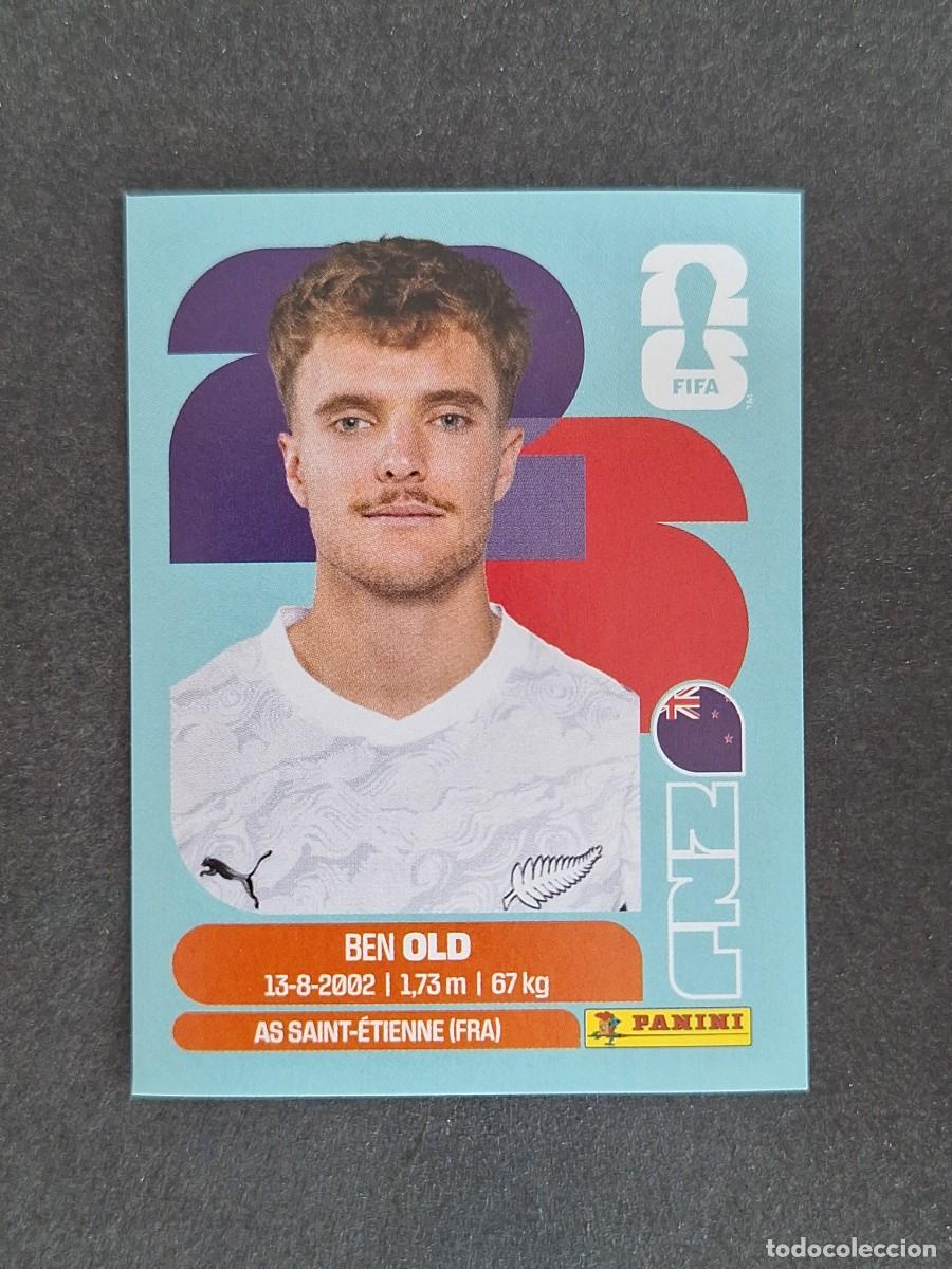Cromos de F&uacute;tbol: L2 BEN OLD SELECCION NUEVA ZELANDA 16 PANINI MUNDIAL FIFA WORLD CUP 2026 PANINI NUNCA PEGADO