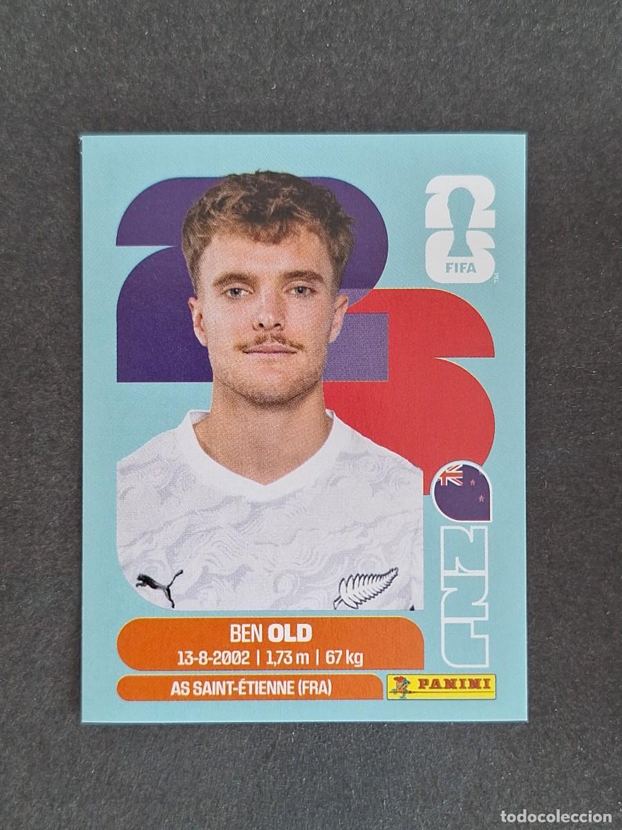 Cromos de F&uacute;tbol: L2 BEN OLD SELECCION NUEVA ZELANDA 16 PANINI MUNDIAL FIFA WORLD CUP 2026 PANINI NUNCA PEGADO