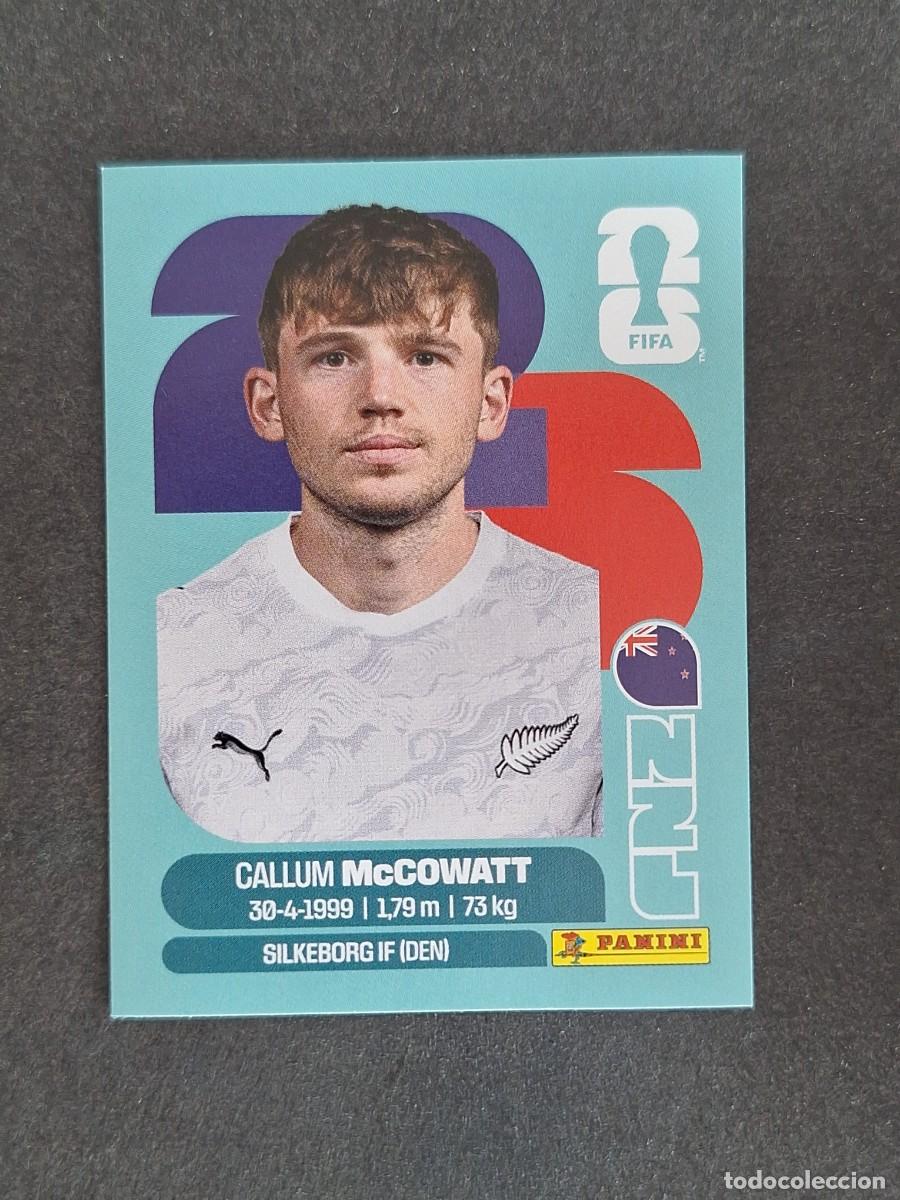 Cromos de F&uacute;tbol: L2 McCOWATT SELECCION NUEVA ZELANDA 19 PANINI MUNDIAL FIFA WORLD CUP 2026 PANINI NUNCA PEGADO