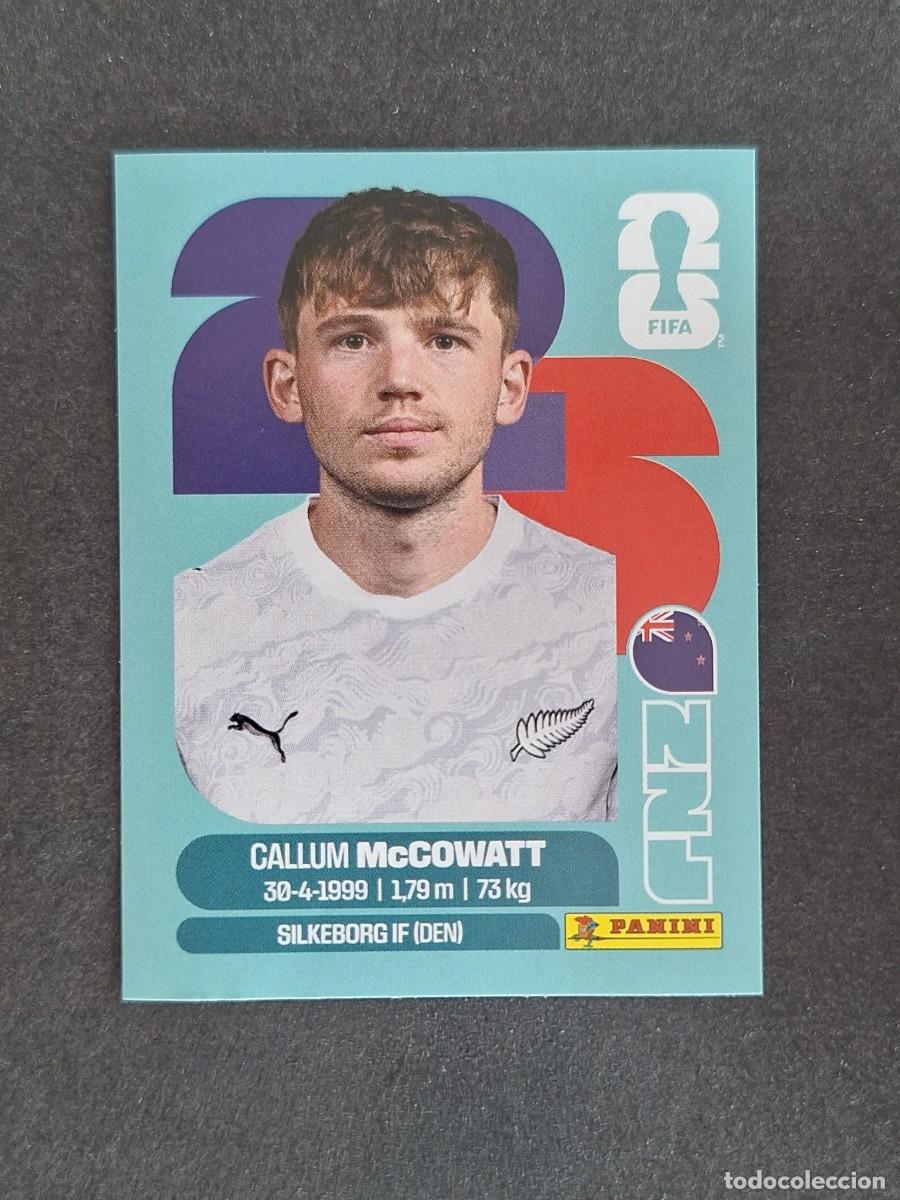 Cromos de F&uacute;tbol: L2 McCOWATT SELECCION NUEVA ZELANDA 19 PANINI MUNDIAL FIFA WORLD CUP 2026 PANINI NUNCA PEGADO