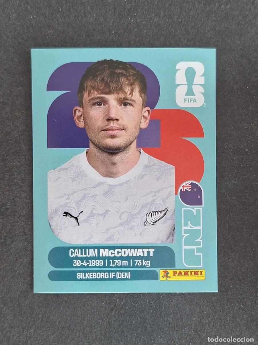 Cromos de F&uacute;tbol: L2 McCOWATT SELECCION NUEVA ZELANDA 19 PANINI MUNDIAL FIFA WORLD CUP 2026 PANINI NUNCA PEGADO