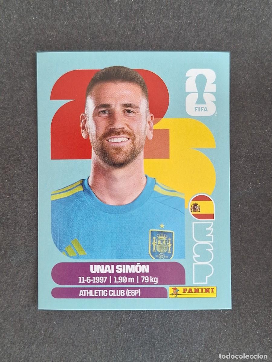 Cromos de F&uacute;tbol: L2 UNAI SIMON SELECCION ESPA&Ntilde;A 2 PANINI MUNDIAL FIFA WORLD CUP 2026 PANINI NUNCA PEGADO