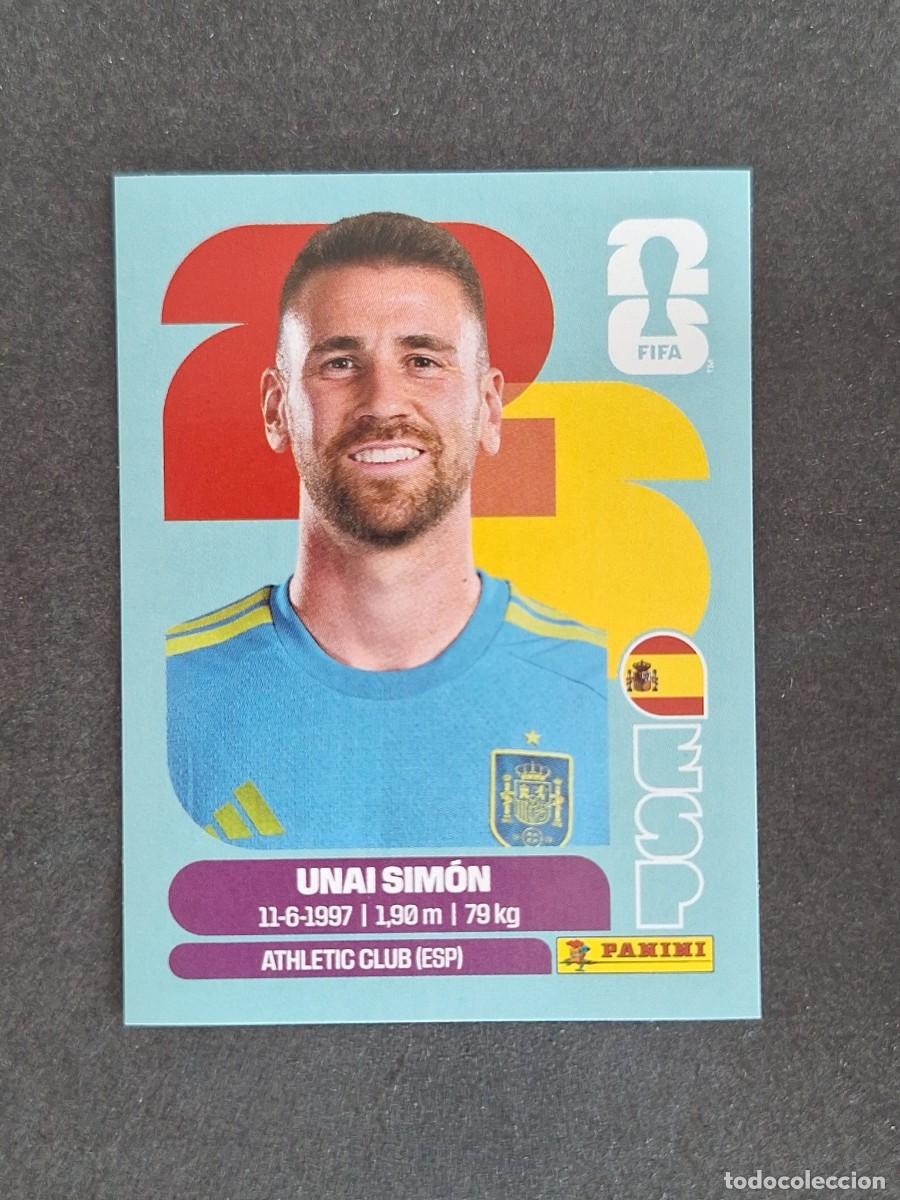 Cromos de F&uacute;tbol: L2 UNAI SIMON SELECCION ESPA&Ntilde;A 2 PANINI MUNDIAL FIFA WORLD CUP 2026 PANINI NUNCA PEGADO
