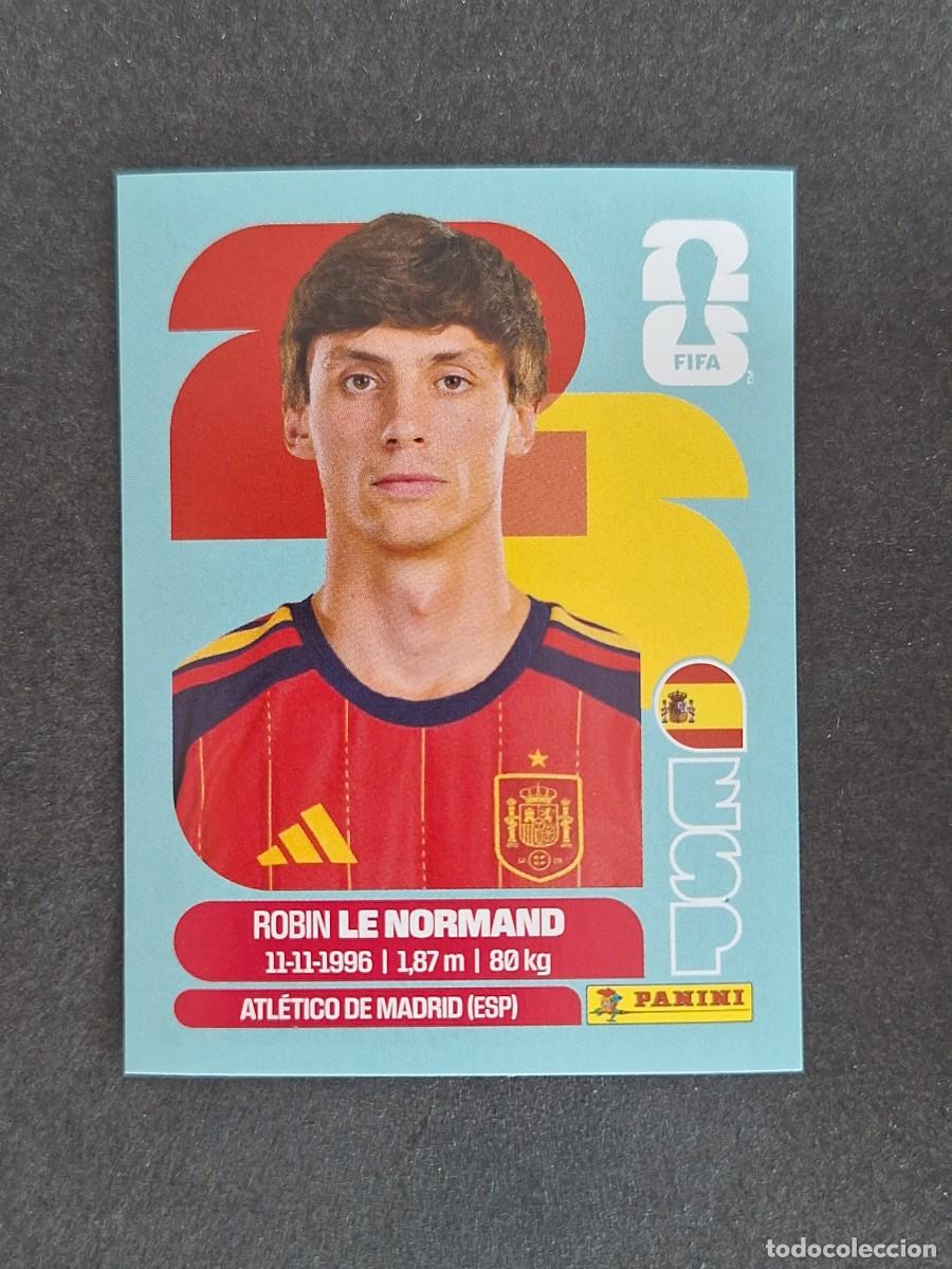 Cromos de F&uacute;tbol: L2 LE NORMAND SELECCION ESPA&Ntilde;A 3 PANINI MUNDIAL FIFA WORLD CUP 2026 PANINI NUNCA PEGADO