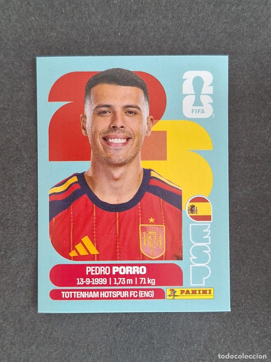 Cromos de F&uacute;tbol: L2 PEDRO PORRO SELECCION ESPA&Ntilde;A 6 PANINI MUNDIAL FIFA WORLD CUP 2026 PANINI NUNCA PEGADO