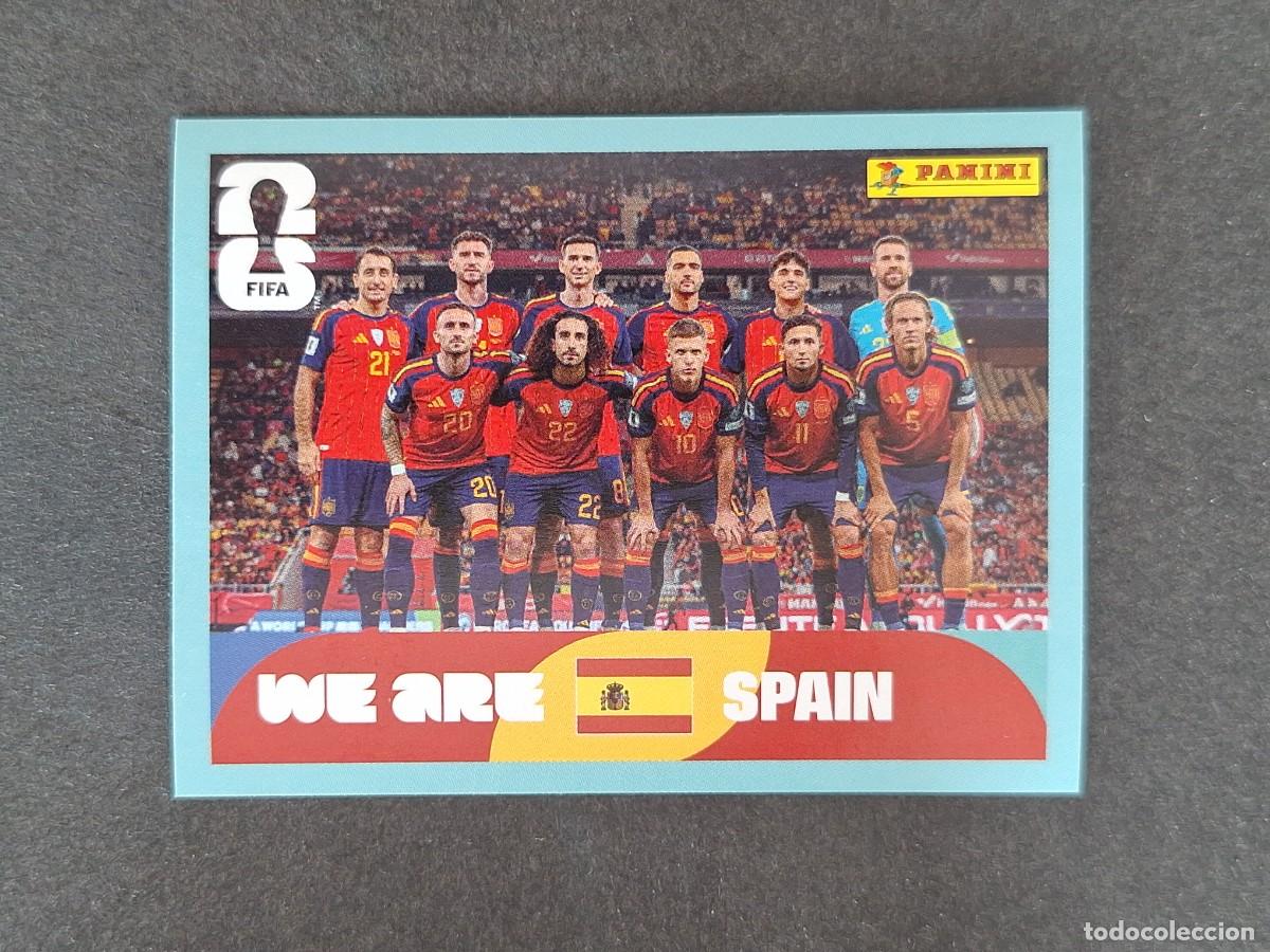 Figurine di Calcio: L2 EQUIPO SELECCION ESPA&Ntilde;A 13 PANINI MUNDIAL FIFA WORLD CUP 2026 PANINI NUNCA PEGADO