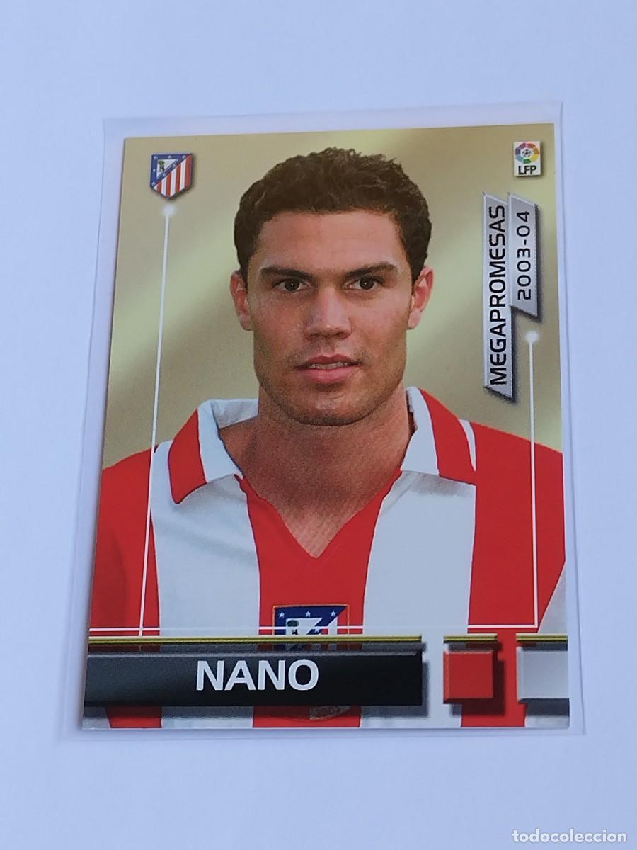 Cromos de F&uacute;tbol: NANO MEGAPROMESAS NUEVA FICHA 397 BIS ATL&Eacute;TICO MADRID PANINI MEGACRACKS LA LIGA 2003 2004 MEGAFICHAS