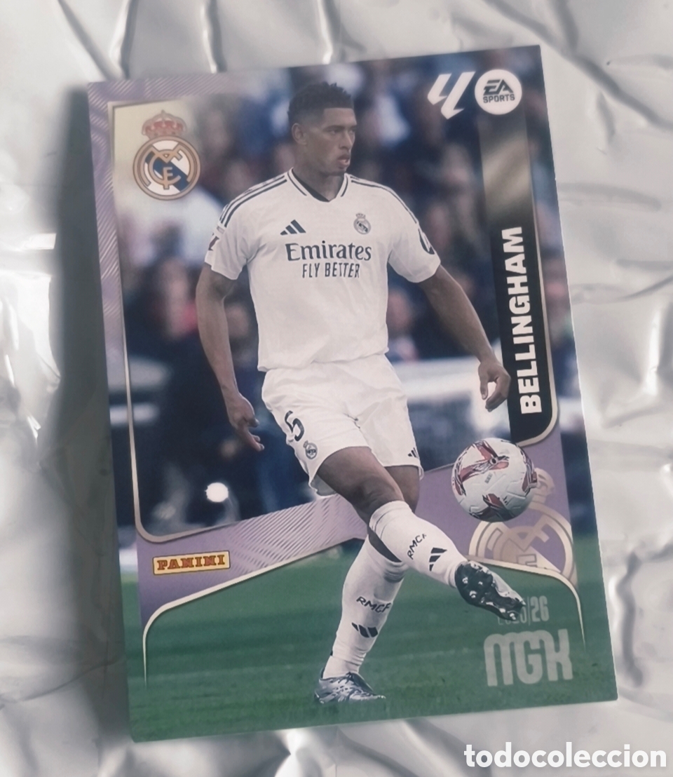 Cromos de F&uacute;tbol: Carta Jude Bellingham - Real Madrid - Panini Megacracks 2025/2026 (MGK)