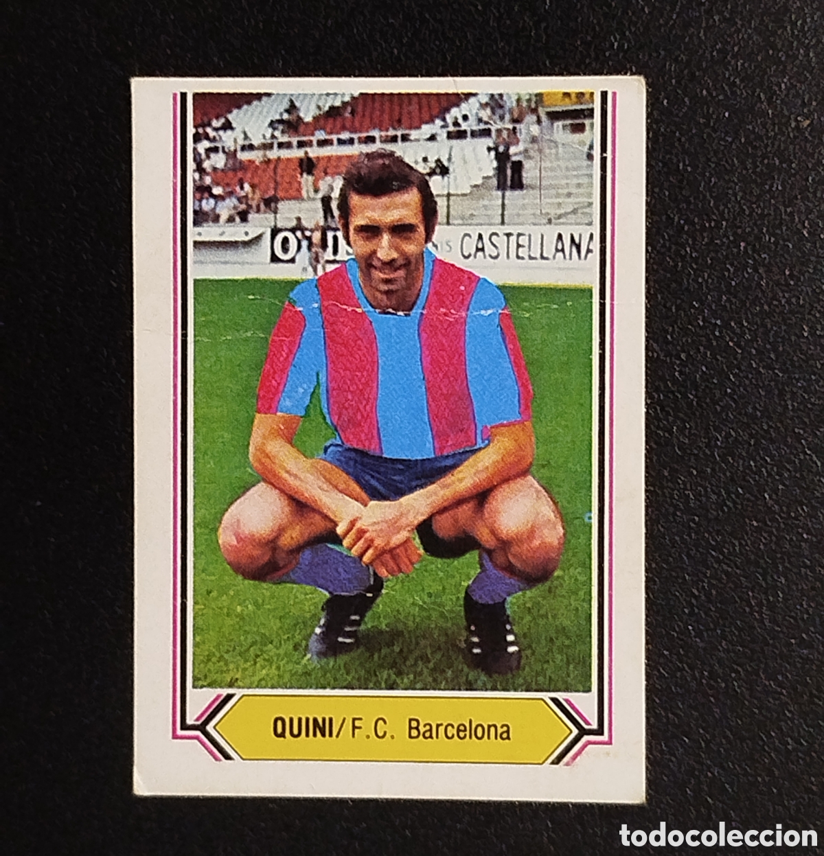 Cromos de F&uacute;tbol: QUINI VERSION PINTADO FC BARCELONA LIGA 80/81 1980 1981 EDICIONES ESTE CROMO DESPEGADO