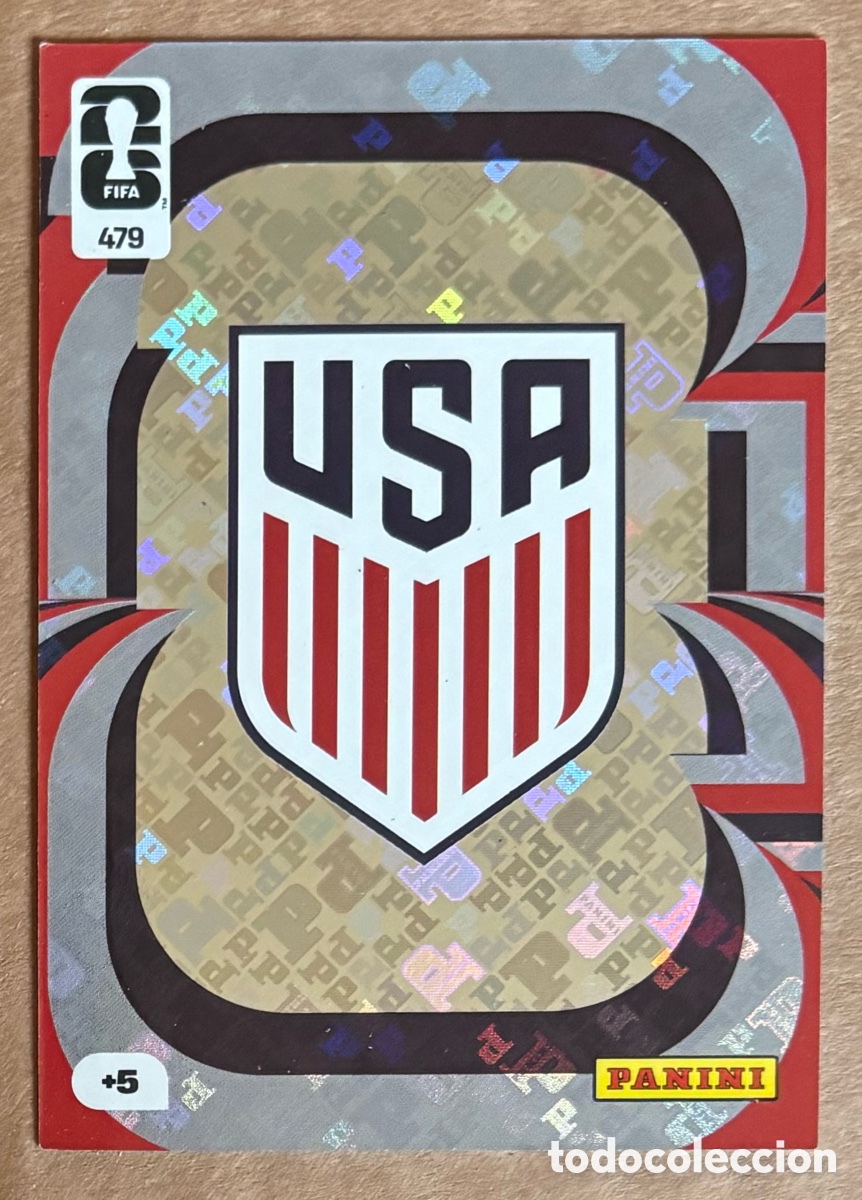 Cromos de F&uacute;tbol: ESCUDO DE USA. CARTA PANINI ANDRENALYN FIFA WORLD CUP 2026. #479