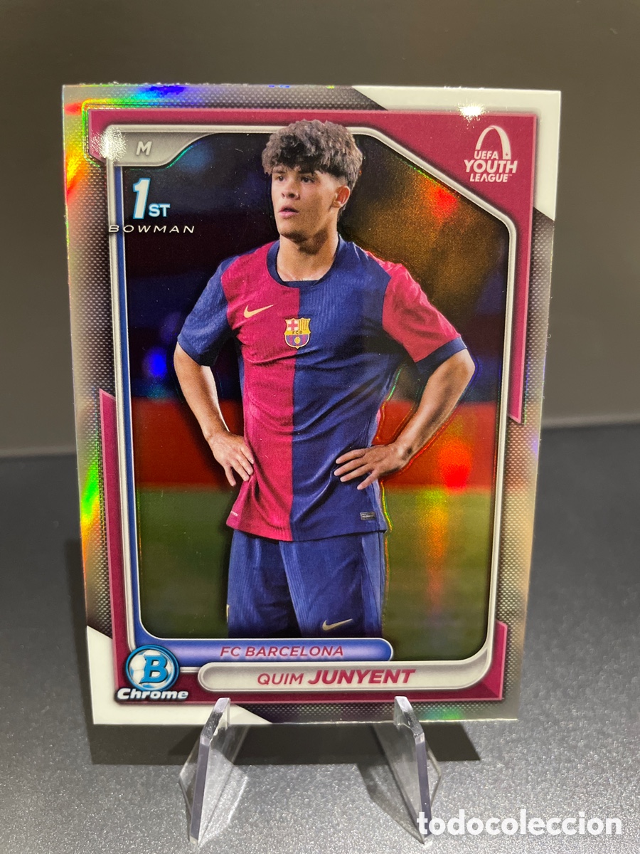 Figurine di Calcio: Quim Junyent BU-OJ 1st Bowman Topps Chrome Youth League 2025 FC Barcelona