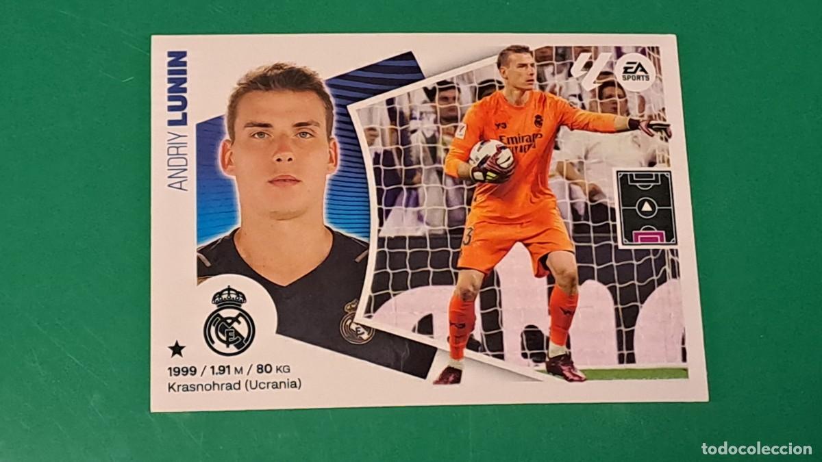Cromos de F&uacute;tbol: LIGA ESTE 2024 2025 24 25 N&ordm; 4 LUNIN REAL MADRID NUEVO SIN PEGAR