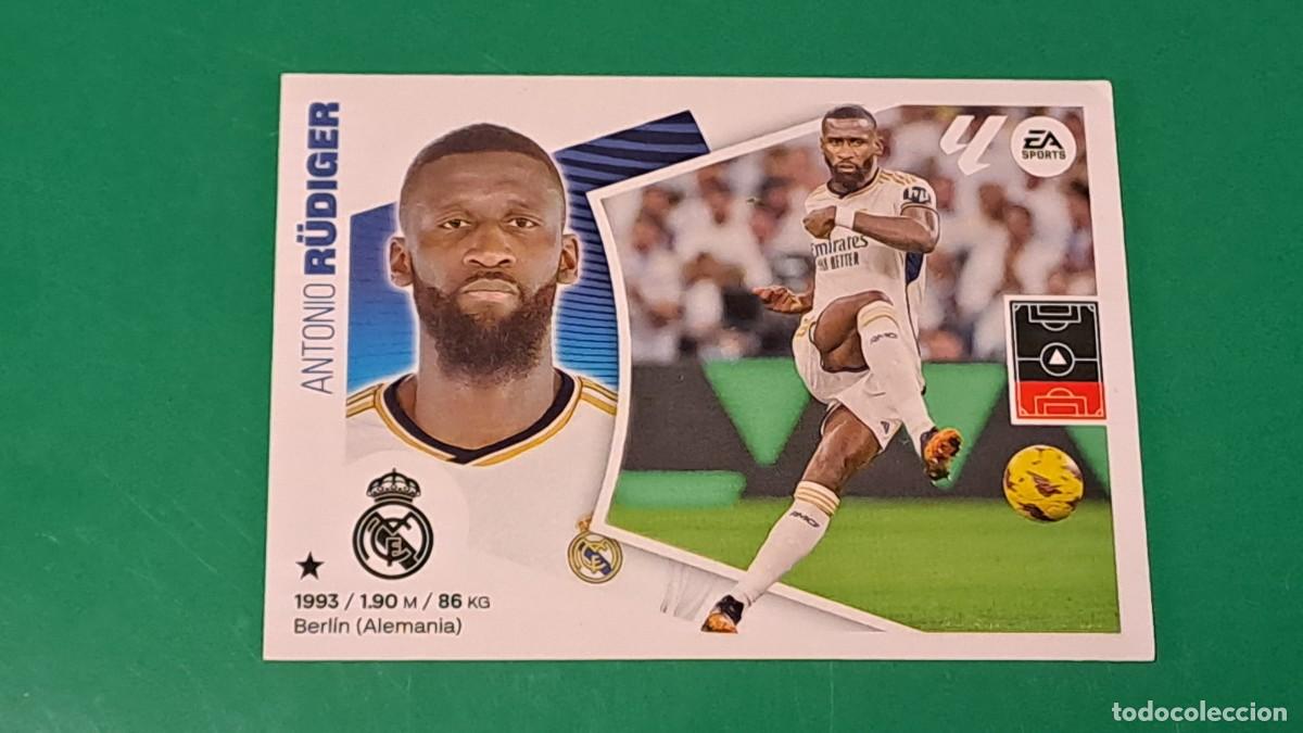 Cromos de F&uacute;tbol: LIGA ESTE 2024 2025 24 25 N&ordm; 8 RUDIGER REAL MADRID NUEVO SIN PEGAR