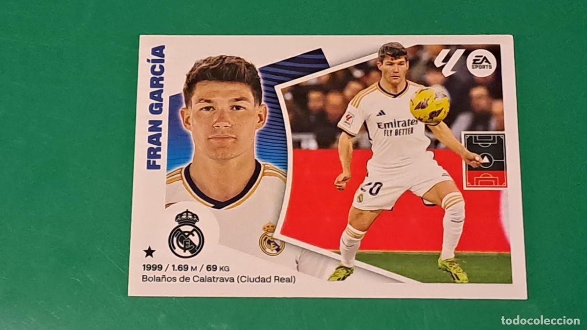 Cromos de F&uacute;tbol: LIGA ESTE 2024 2025 24 25 N&ordm; 10 B FRAN GARCIA REAL MADRID NUEVO SIN PEGAR