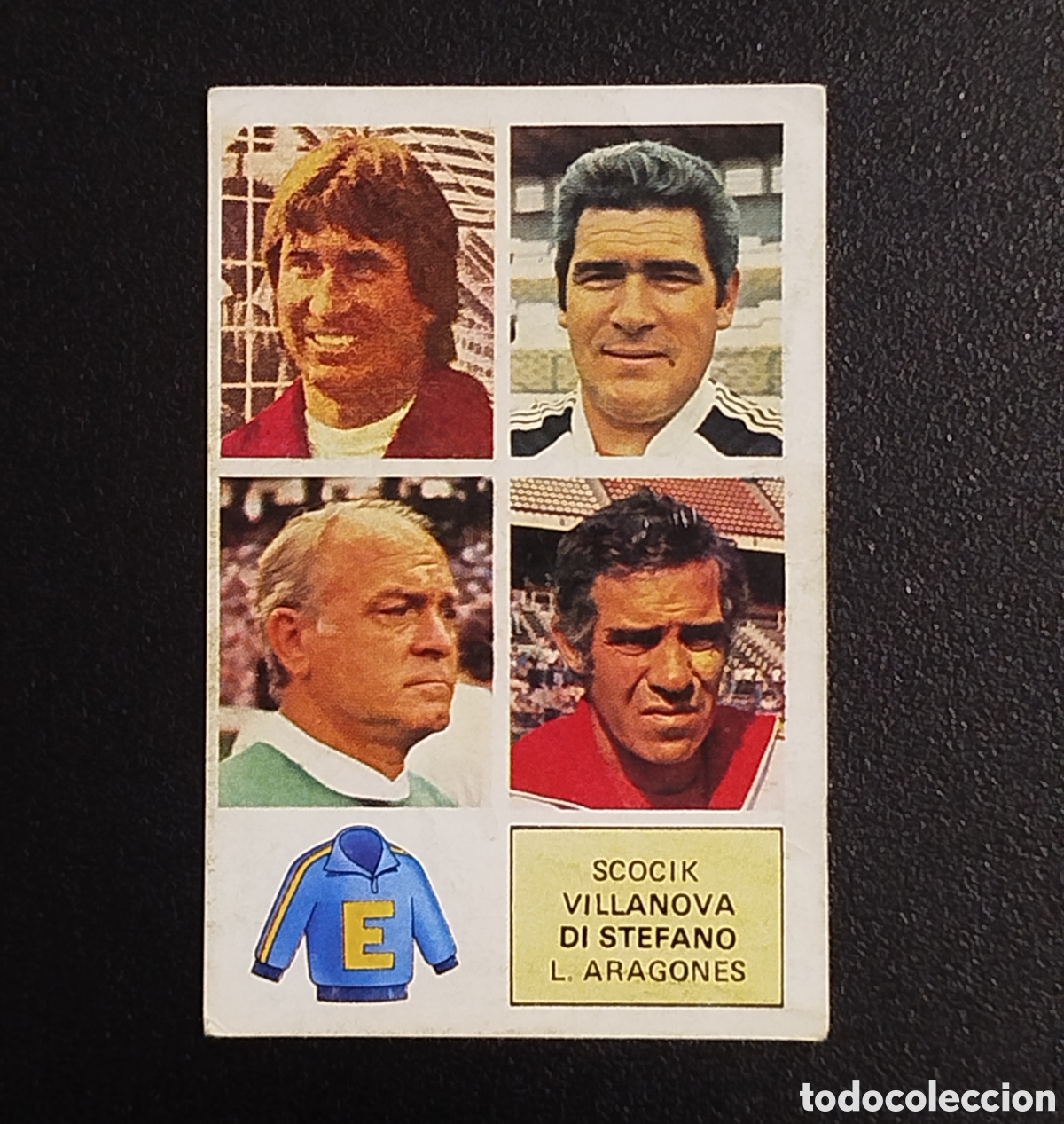 Cromos de F&uacute;tbol: SCOCIK ROJO VERSION DIF&Iacute;CIL DI STEFANO ARAGONES 82 83 1982 1983 ENTRENADORES ESTE CROMO DESPEGADO