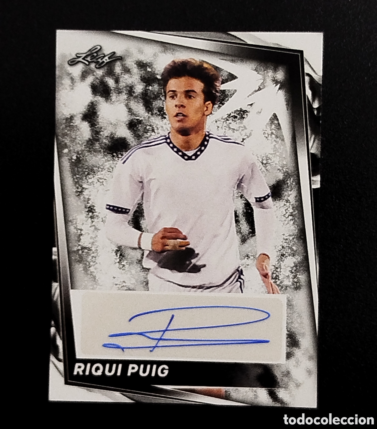 Cromos de F&uacute;tbol: AUT&Oacute;GRAFO AUTOGRAPH RIQUI PUIG LEAF TRADING CARD CARTA CROMO TARJETA NO TOPPS NO PANINI FIRMA
