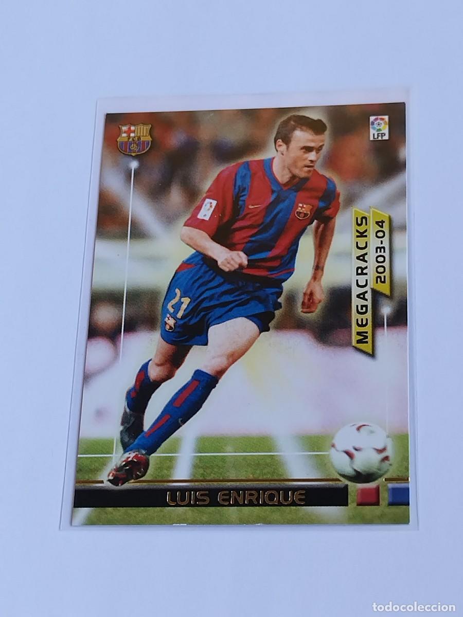 Cromos de F&uacute;tbol: LUIS ENRIQUE MEGACRACKS #371 FC BARCELONA - PANINI LA LIGA 2003 2004 - MEGAFICHAS 03 04 CROMO FUTBOL