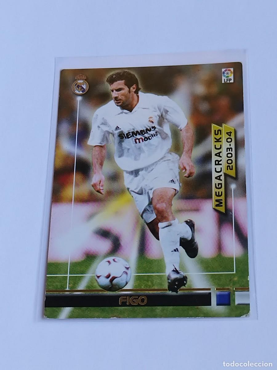 Cromos de F&uacute;tbol: FIGO MEGACRACKS #370 REAL MADRID - PANINI LA LIGA 2003 2004 - MEGAFICHAS 03 04 CROMO
