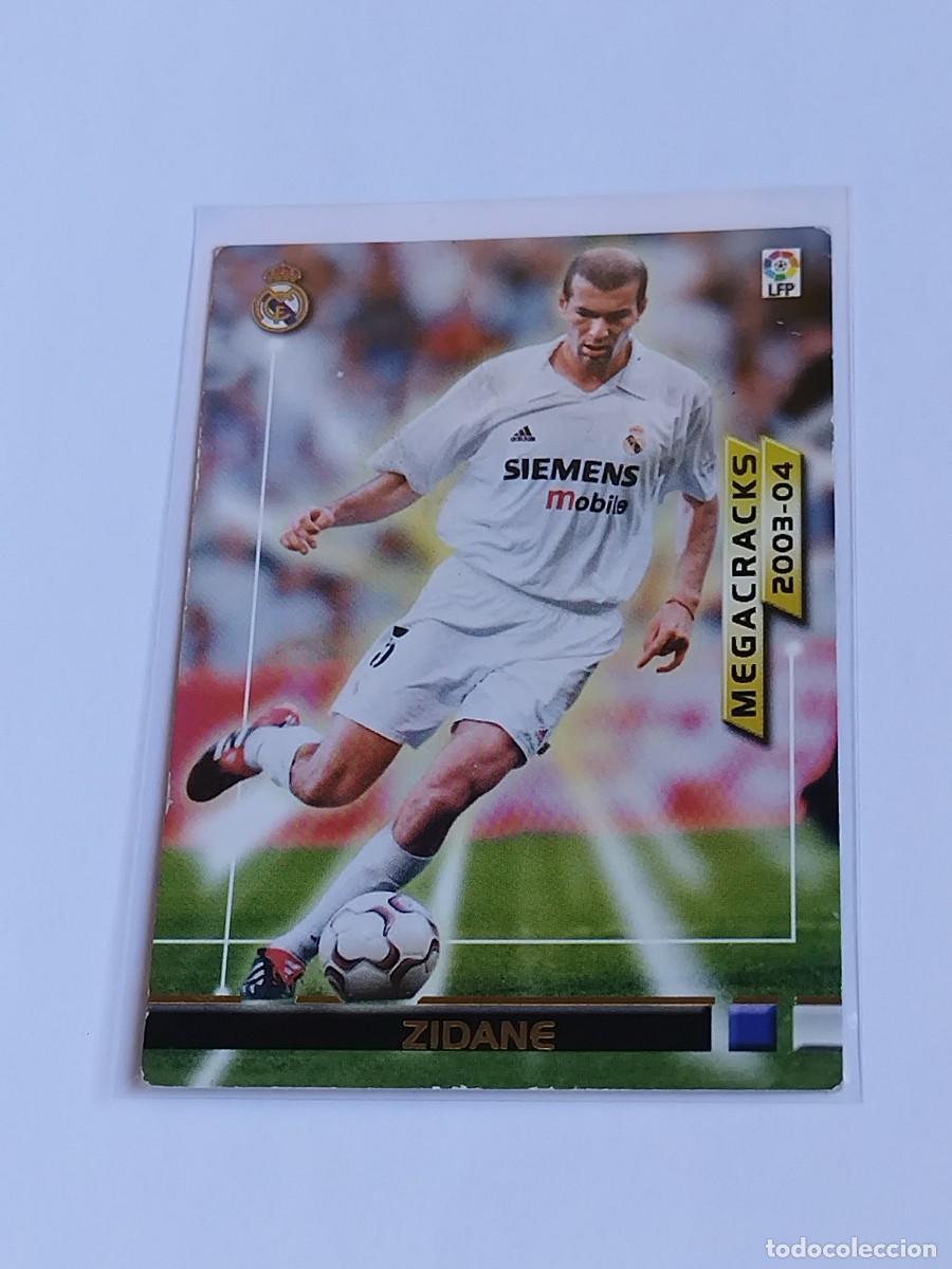 Cromos de F&uacute;tbol: ZIDANE MEGACRACKS #375 REAL MADRID - PANINI LA LIGA 2003 2004 - MEGAFICHAS 03 04 CROMO