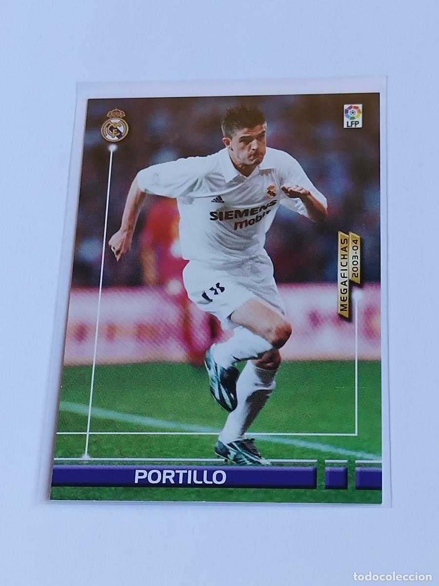 Cromos de F&uacute;tbol: PORTILLO NUEVA FICHA #161 BIS REAL MADRID - PANINI LA LIGA MEGACRACKS 2003 2004 - MEGAFICHAS 03 04