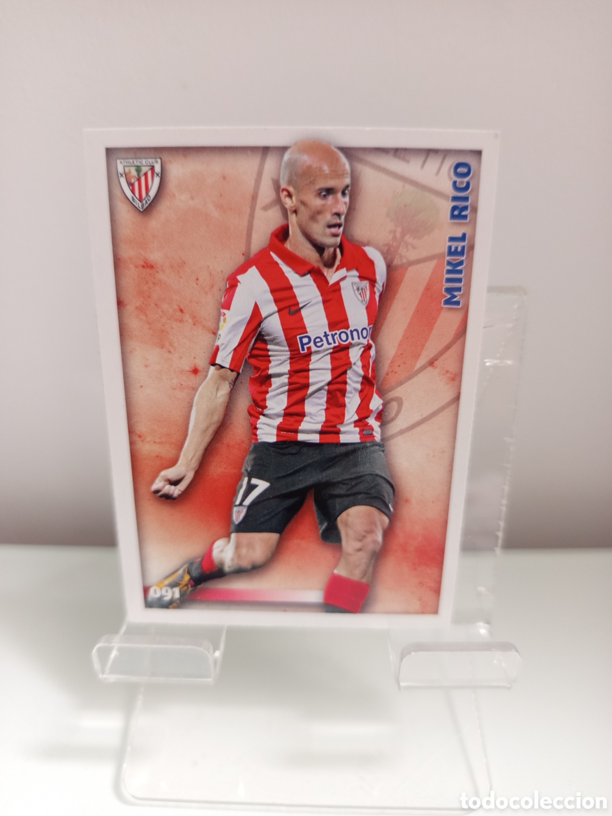 Cromos de F&uacute;tbol: ❇️ CROMO ⚽ MIKEL RICO ATHLETIC DE BILBAO 91 091 FICHAS LIGA 2015 14 15 2014 2015 MUNDICROMO ❇️