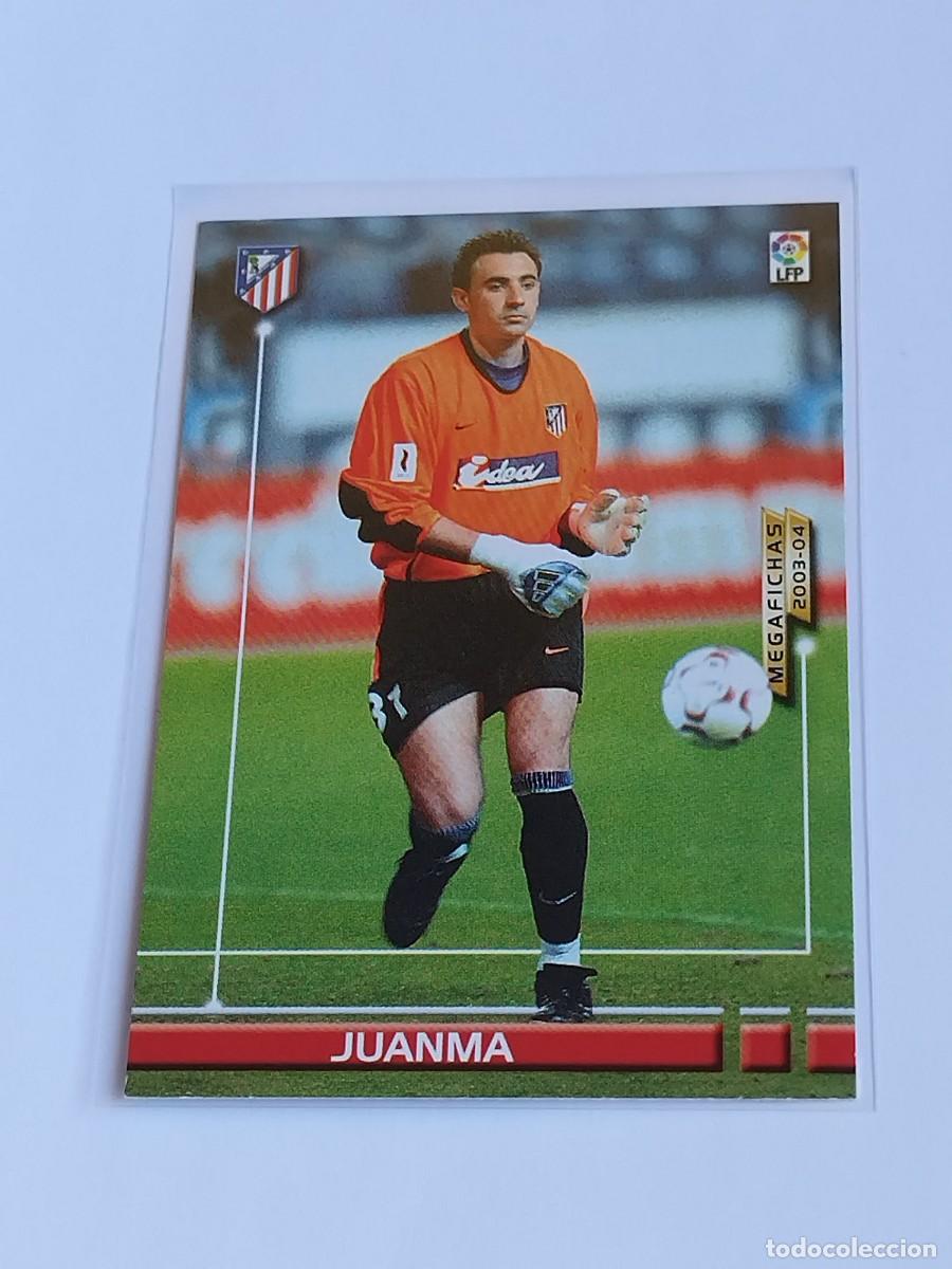 Cromos de F&uacute;tbol: JUANMA NUEVA FICHA #39 BIS ATL&Eacute;TICO MADRID - PANINI LA LIGA MEGACRACKS 2003 2004 - MEGAFICHAS 03 04