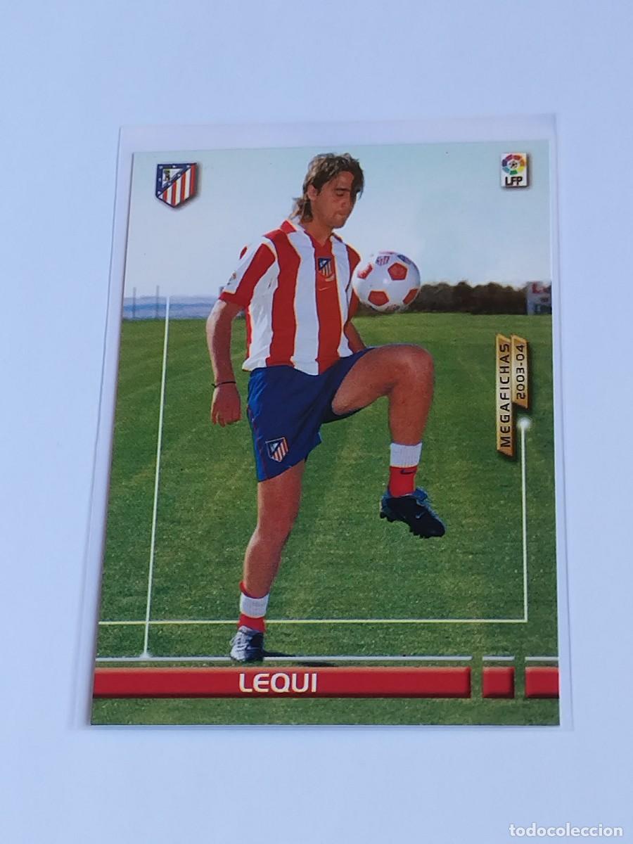 Cromos de Futebol: LEQUI NUEVA FICHA #42 BIS ATL&Eacute;TICO MADRID - PANINI LA LIGA MEGACRACKS 2003 2004 - MEGAFICHAS 03 04