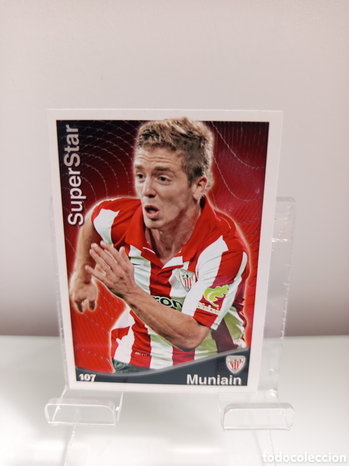 Cromos de F&uacute;tbol: ❇️ CROMO ⚽ MUNIAIN ATHLETIC DE BILBAO 107 SUPERSTAR FICHAS LIGA 2015 14 15 2014 2015 MUNDICROMO ❇️