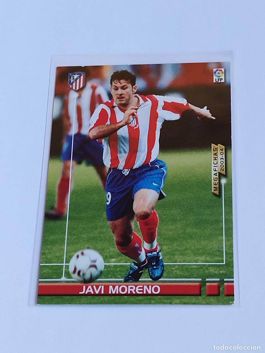 Cromos de F&uacute;tbol: JAVI MORENO NUEVA FICHA #53 BIS ATL&Eacute;TICO MADRID PANINI LA LIGA MEGACRACKS 2003 2004 MEGAFICHAS 03 04
