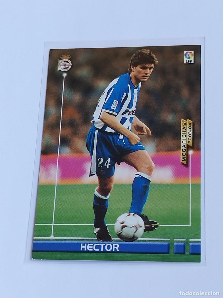 Cromos de F&uacute;tbol: H&Eacute;CTOR NUEVA FICHA #111 BIS RC DEPORTIVO - PANINI LA LIGA MEGACRACKS 2003 2004 MEGAFICHAS 03 04