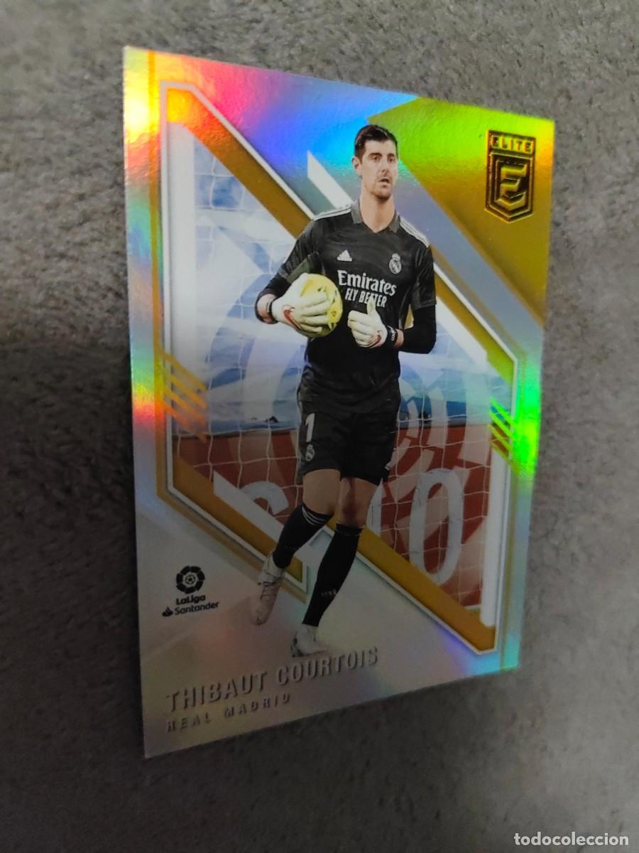 Cromos de F&uacute;tbol: 137 DONRUSS ELITE 21 22 THIBAUT COURTOIS REAL MADRID CF BASE CARD LA LIGA PANINI 2021 2022