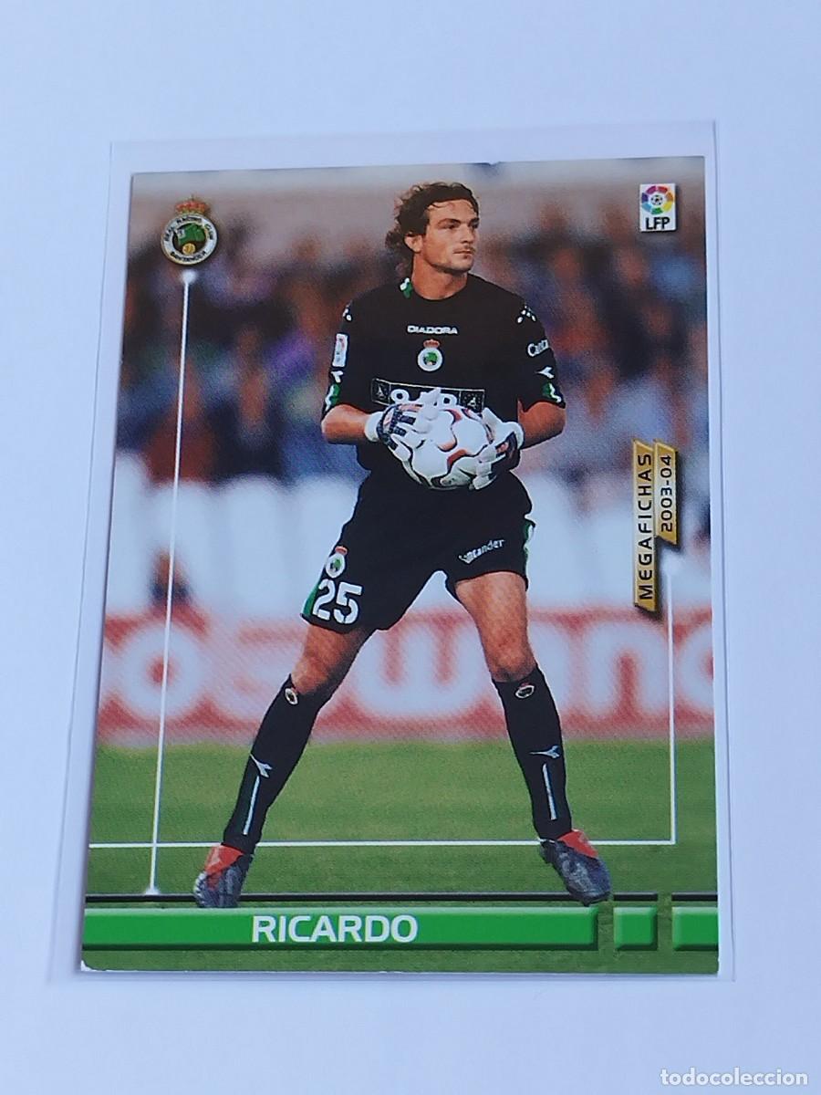 Cromos de F&uacute;tbol: RICARDO NUEVA FICHA #236 BIS REAL RACING CLUB PANINI LA LIGA MEGACRACKS 2003 2004 MEGAFICHAS 03 04