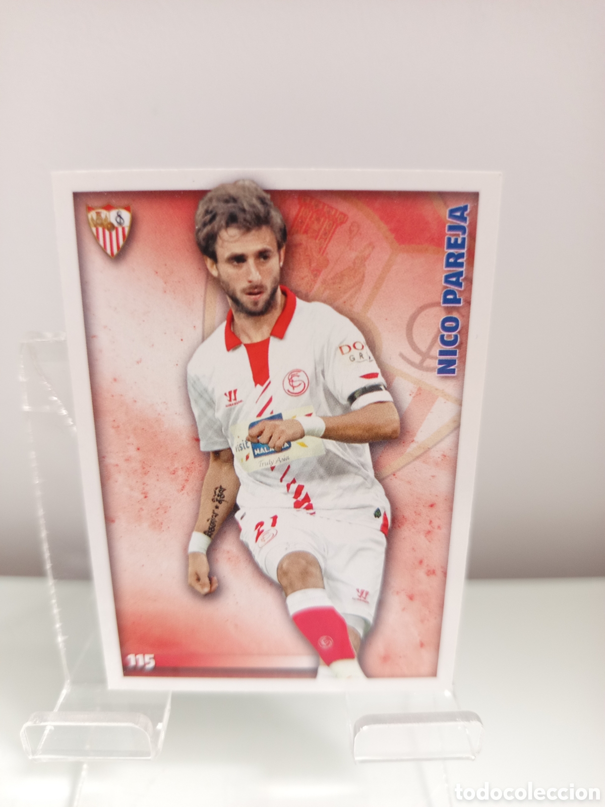Cromos de F&uacute;tbol: ❇️ CROMO ⚽ NICO PAREJA SEVILLA 115 FICHAS LIGA 2015 14 15 2014 2015 MUNDICROMO ❇️