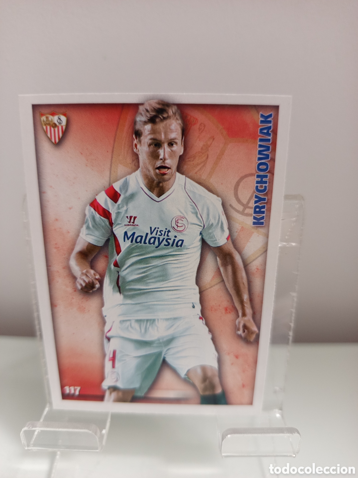 Cromos de F&uacute;tbol: ❇️ CROMO ⚽ KRYCHOWIAK SEVILLA 117 FICHAS LIGA 2015 14 15 2014 2015 MUNDICROMO ❇️