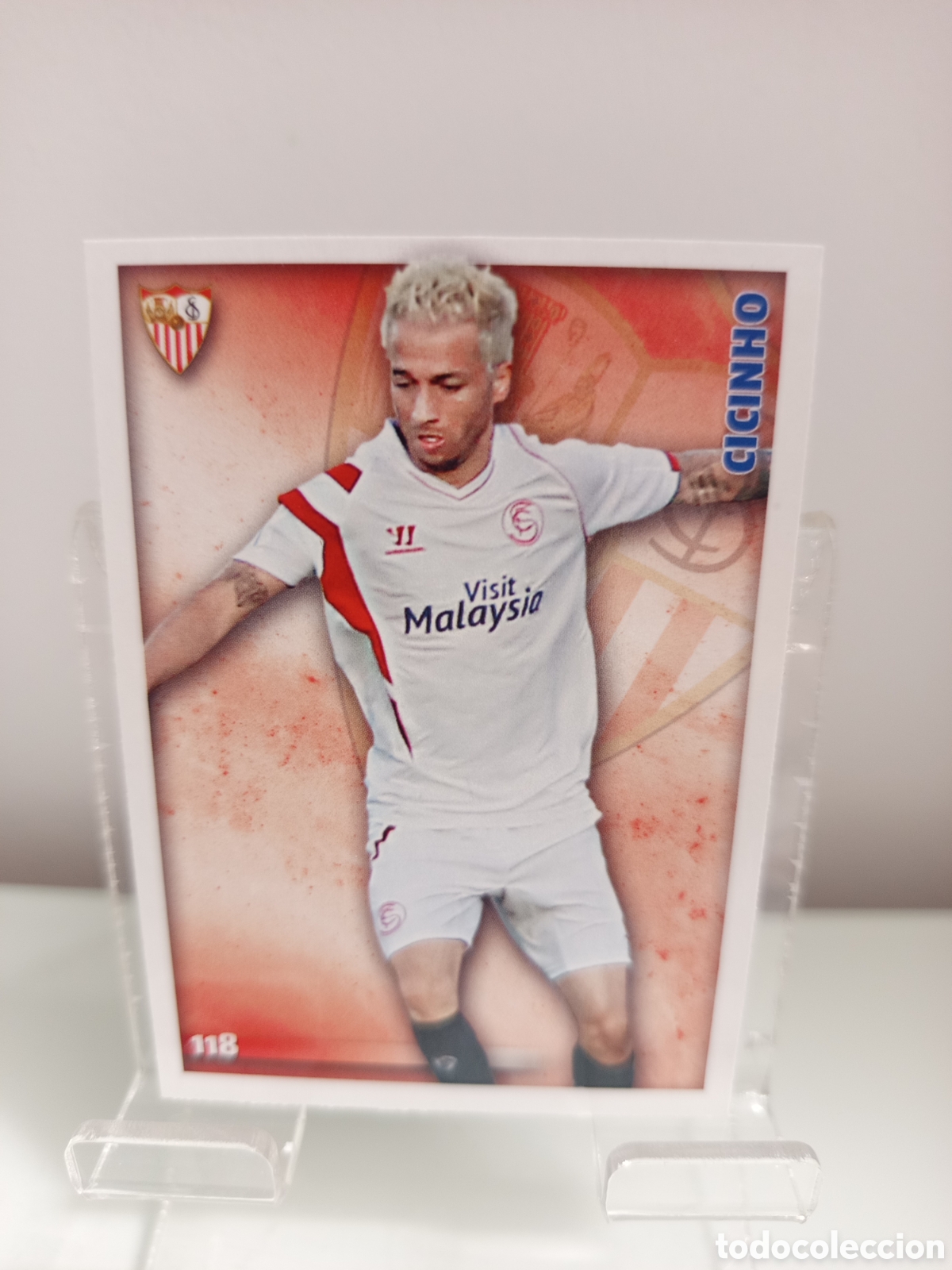Cromos de F&uacute;tbol: ❇️ CROMO ⚽ CICINHO SEVILLA 118 FICHAS LIGA 2015 14 15 2014 2015 MUNDICROMO ❇️