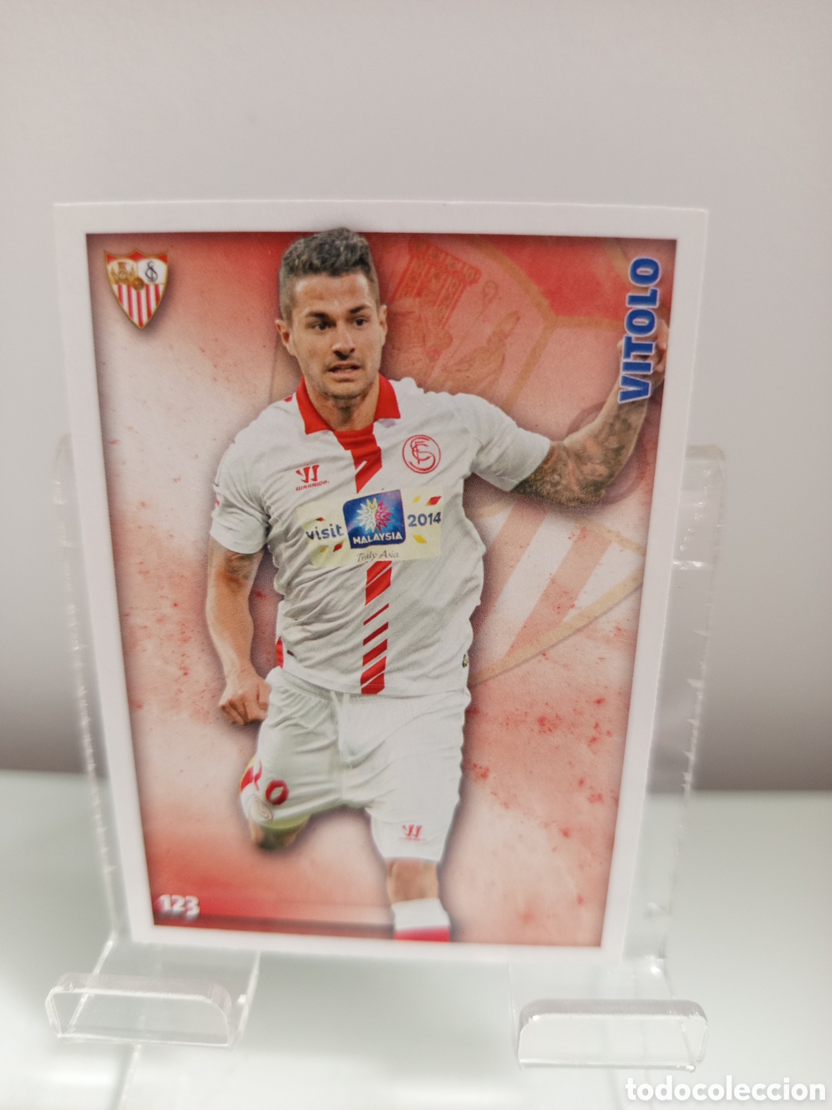 Cromos de F&uacute;tbol: ❇️ CROMO ⚽ VITOLO SEVILLA 123 FICHAS LIGA 2015 14 15 2014 2015 MUNDICROMO ❇️