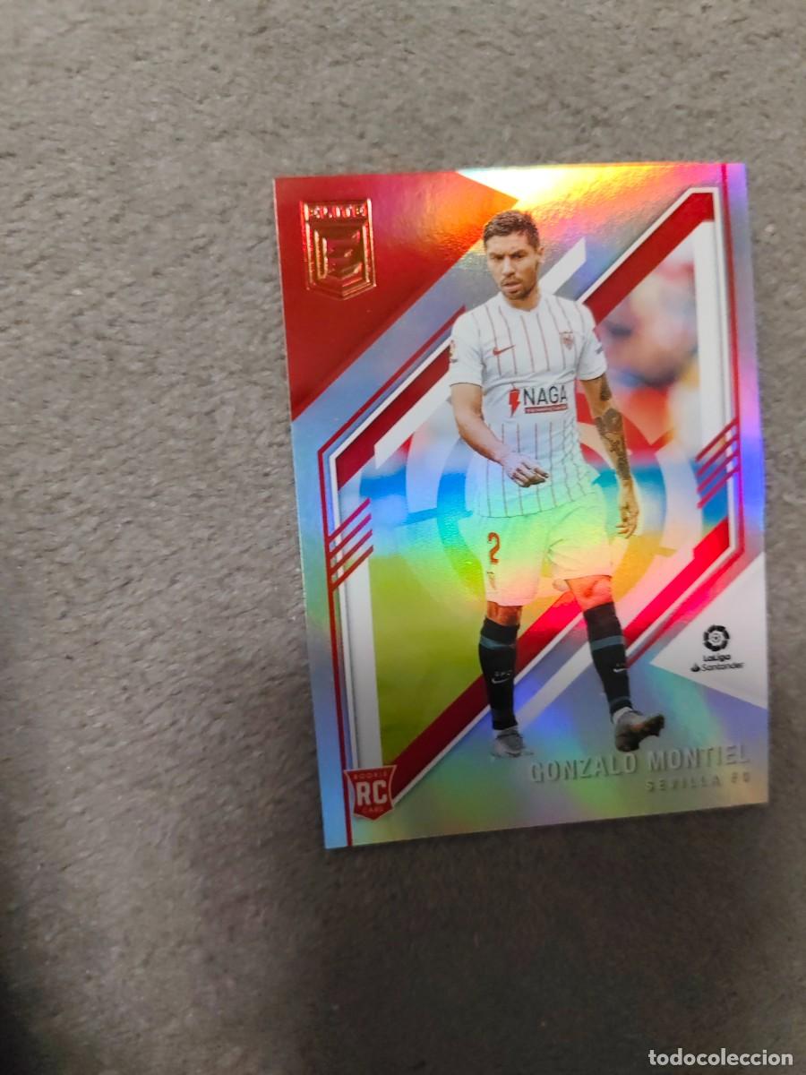 Fu&szlig;ball-Sticker: 196 DONRUSS ELITE 21 22 GONZALO MONTIEL SEVILLA BASE CARD ROOKIE LA LIGA PANINI 2021 2022