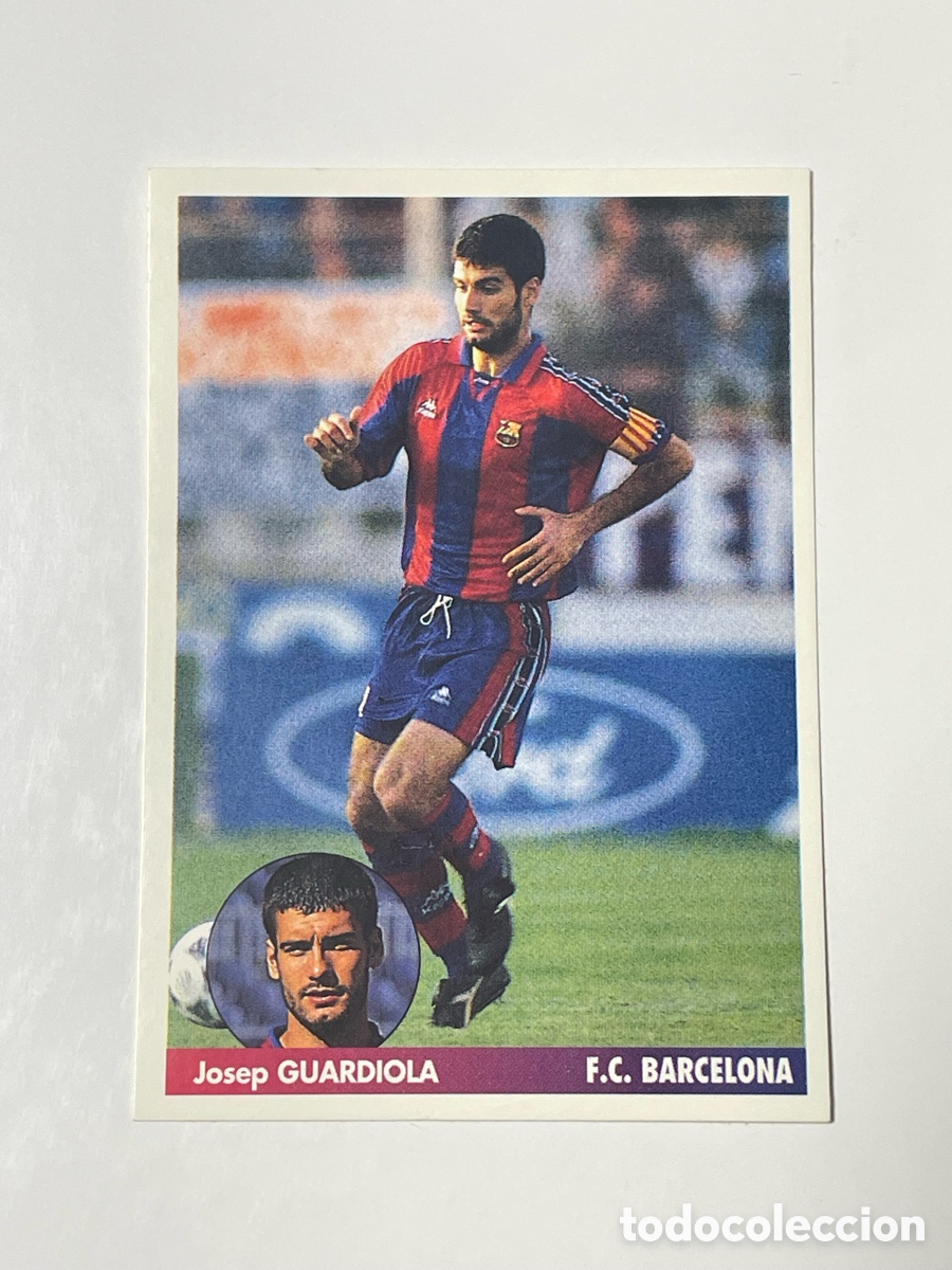 Cromos de F&uacute;tbol: Pep Guardiola F. C. Barcelona Panini Los mejores equipos de Europa 1996/97 #47
