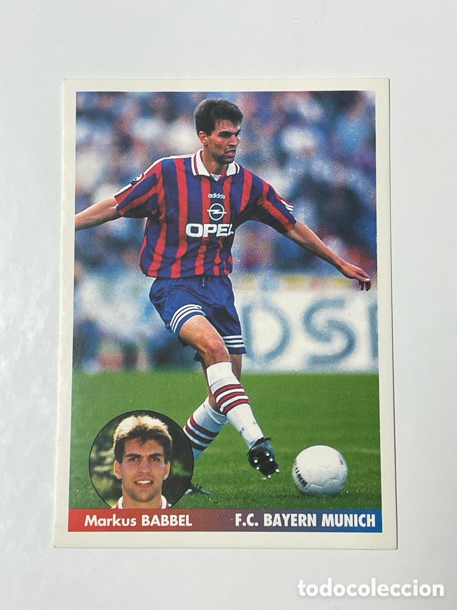 Cromos de F&uacute;tbol: Markus Babbel Bayern Munich Panini Los mejores equipos de Europa 1996/97 #55