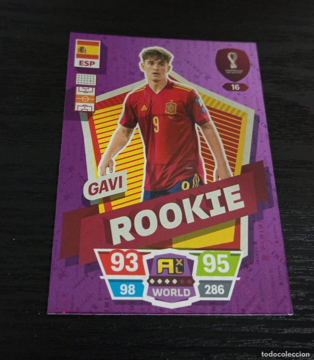 Cromos de F&uacute;tbol: -ADRENALYN XL MUNDIAL FIFA WORLD CUP QATAR 2022 : 16 GAVI ( ESPA&Ntilde;A ) -- ROOKIE --