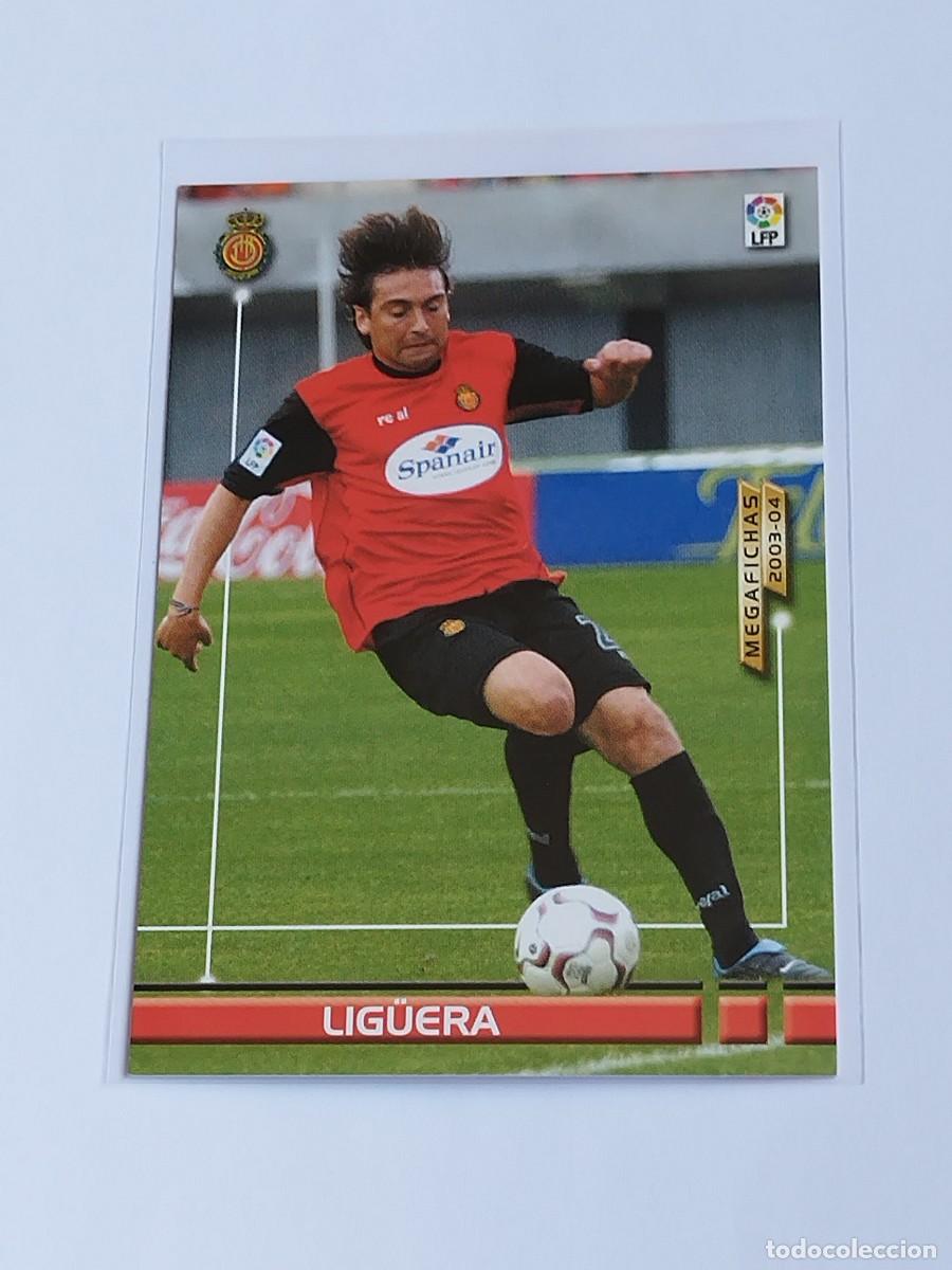 Cromos de F&uacute;tbol: LIGUERA NUEVO FICHAJE #487 RCD MALLORCA - PANINI LA LIGA MEGACRACKS 2003 2004 MEGAFICHAS 03 04