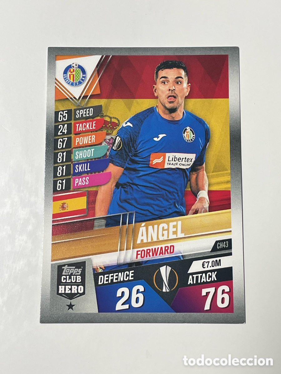 Cromos de F&uacute;tbol: Angel Getafe Topps Match Attax 2019/20 #CH43