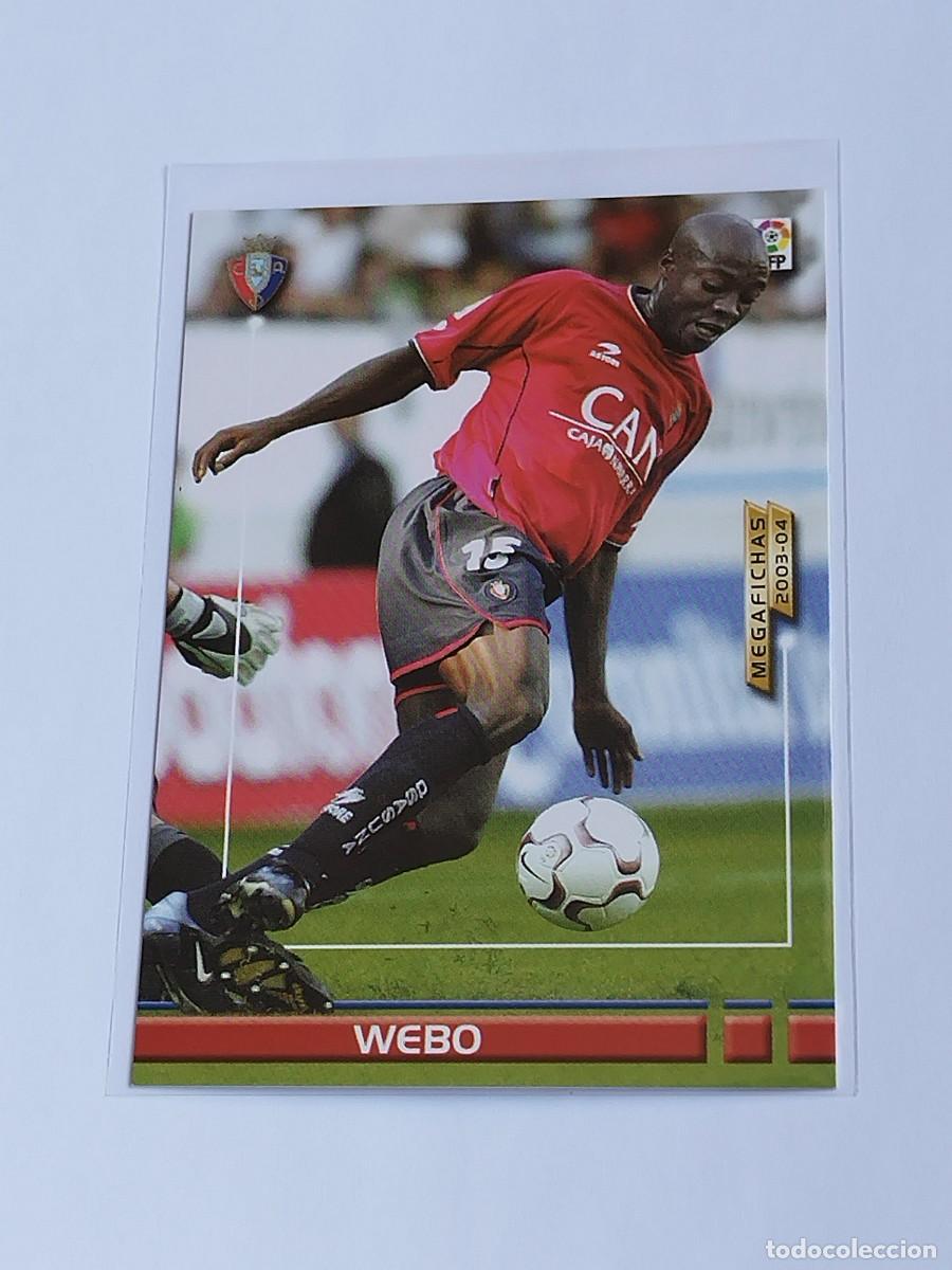 Cromos de F&uacute;tbol: WEBO NUEVO FICHAJE VERSI&Oacute;N #493 RCD MALLORCA - PANINI LA LIGA MEGACRACKS 2003 2004 MEGAFICHAS 03 04
