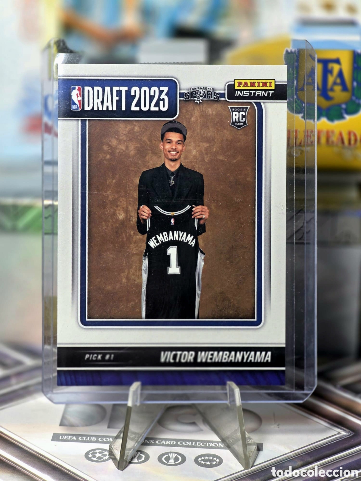 Cromos de F&uacute;tbol: Victor Wembanyama RC 1st Pick Draft Panini Instant DN-1 Rookie